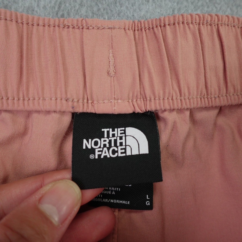 The North Face Shorts Mens Large Pink Outdoor Pull-on Hiking Casual Athletic - Picture 3 of 14